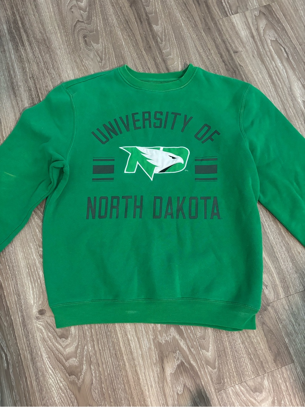 J. America Green University of North Dakota Crewneck Sweatshirt